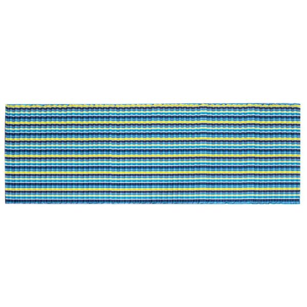 Összecsukható strandmatrac, habszivacs, ultrakönnyű, hordozó fogantyúval, 60x180cm, kék sárga - Image 6