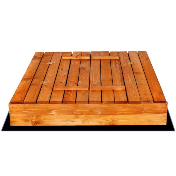 Fa homokozó, 2 paddal, 120x120cm - Image 6
