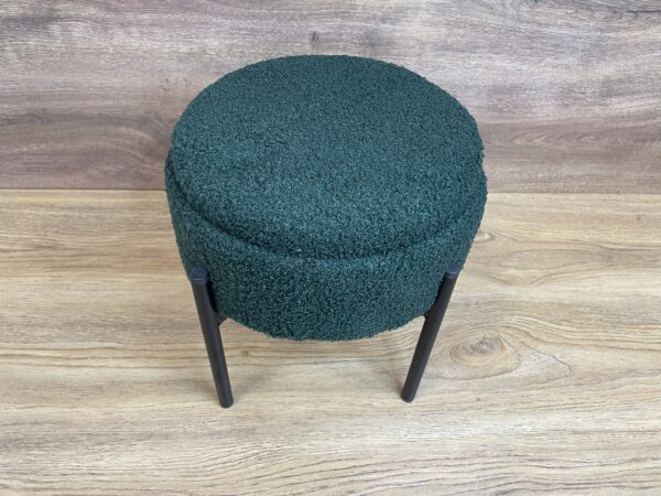 Gyerekszék, kerek, tárolóhellyel, 31x28cm, maximum 50kg, zöld - Image 4