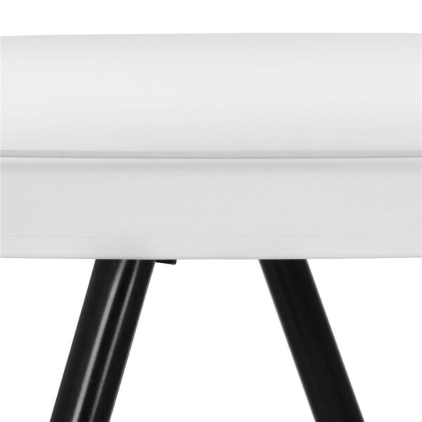 Masa catering profesionala pentru evenimente, inalta, cu picioare metal pliabile, rotunda, d 80 cm, h 110 cm, alb - Image 10