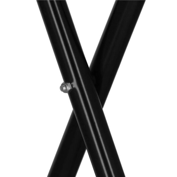 Masa catering profesionala pentru evenimente, inalta, cu picioare metal pliabile, rotunda, d 80 cm, h 110 cm, alb - Image 11