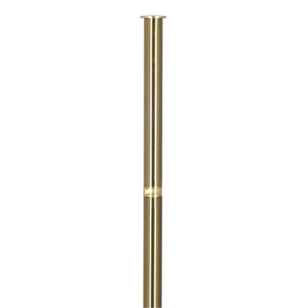 Suport hartie igienica 2 in 1 cu tija mobila, 68.5cm, auriu - Image 12