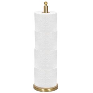 Pálcás WC papír tartó, 52cm, fényes arany