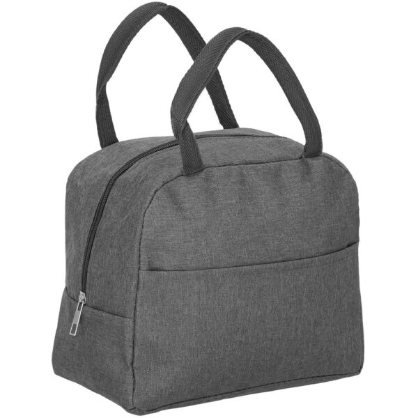 Geanta frigorifica cu izolatie termica pentru mancare, 21x10x23cm, gri