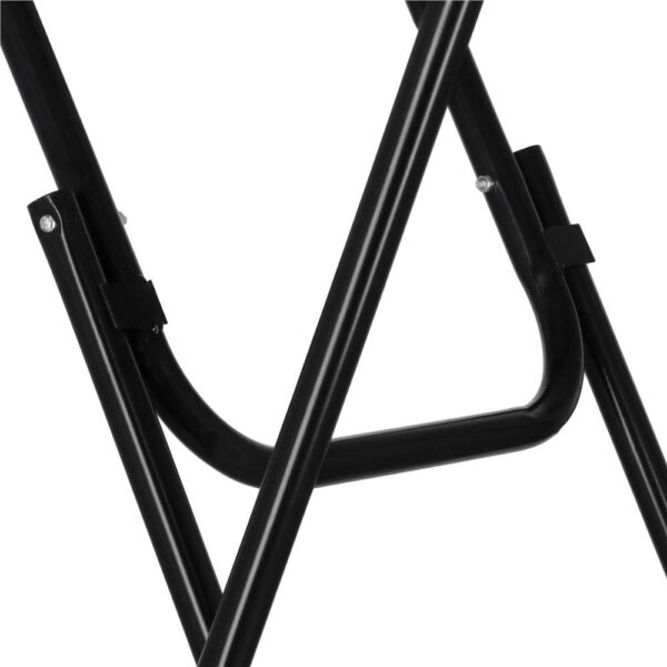 Masa catering profesionala pentru evenimente, inalta, cu picioare metal pliabile, rotunda, d 80 cm, h 110 cm, alb - Image 8