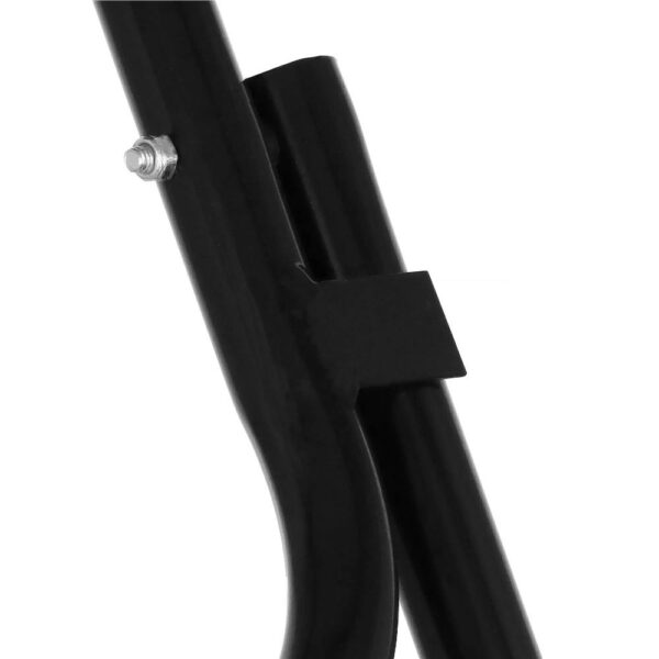 Masa catering profesionala pentru evenimente, inalta, cu picioare metal pliabile, rotunda, d 80 cm, h 110 cm, alb - Image 9