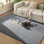 SONGMICS Csúszásmentes díszszőnyeg, mosógépben mosható, 160×230 cm, szürke
