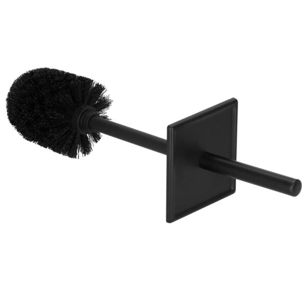 Perie WC cu rezervor detasabil si capac, din metal, 37 cm, negru - Image 11