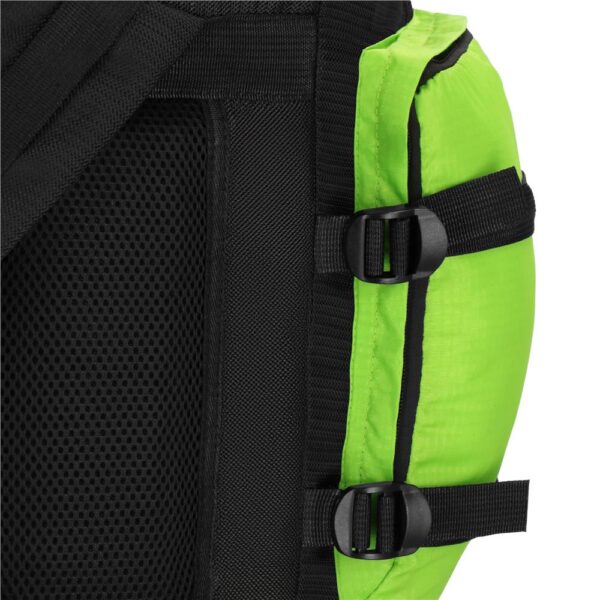 Katonai taktikai hátizsák túrázáshoz, esővédővel, 90 liter, 25 kg, 85x38x26 cm, zöld fekete - Image 13