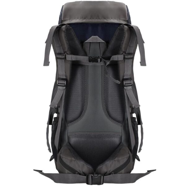 Katonai taktikai hátizsák túrázáshoz, esővédővel, 90 liter, 25 kg, 74x32x20 cm, kék szürke - Image 13