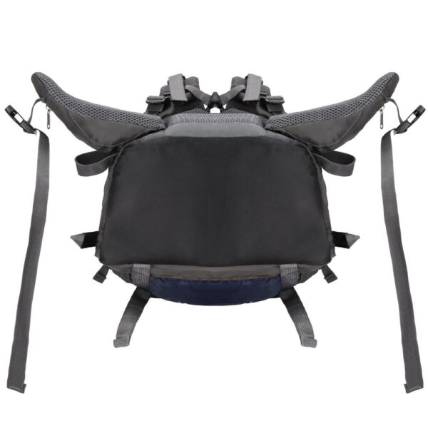 Katonai taktikai hátizsák túrázáshoz, esővédővel, 90 liter, 25 kg, 74x32x20 cm, kék szürke - Image 2
