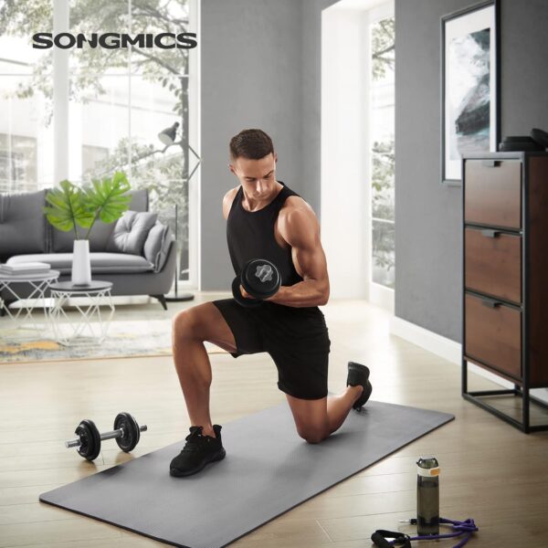 SONGMICS Állítható súlyzók és súlyzók teljes egészében acélból, 20kg - Image 4