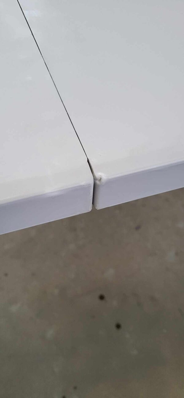RESIGILAT: Masa dreptunghiulara pliabila multifunctionala, 180x70x74cm, alba - Image 4