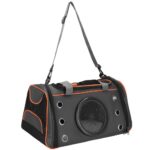 Táska kis-közepes állatok szállítására, kutyáknak és macskáknak, összecsukható, 24x48x33 cm, szürke