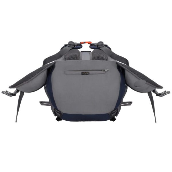 Katonai taktikai hátizsák túrázáshoz, esővédővel, 60 liter, 25 kg, 70x40x24 cm, kék szürke - Image 6