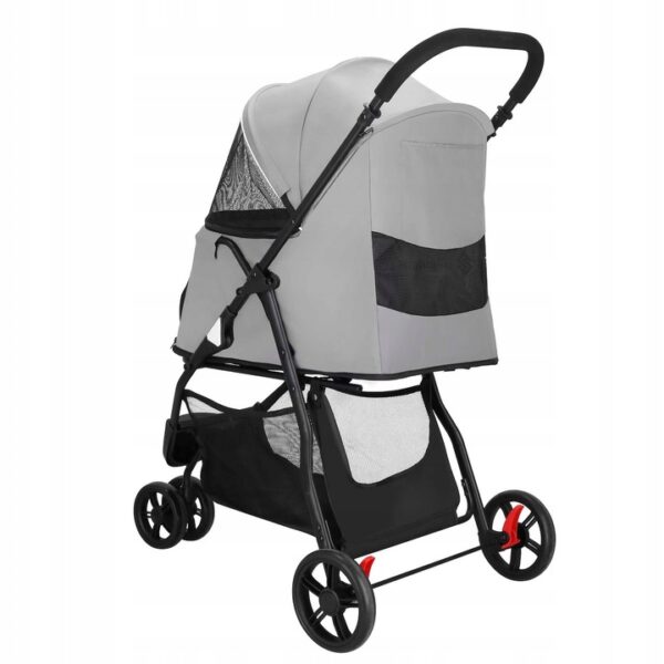 Állatszállító kocsi, 15 kg teherbírású, kutyáknak és macskáknak - Image 6