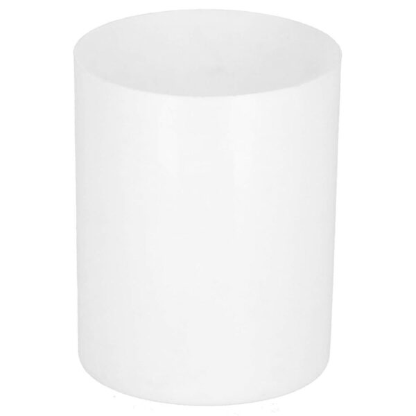 WC kefe levehető tartállyal és fedővel, fémből és bambuszból, 40 cm, fehér - Image 8