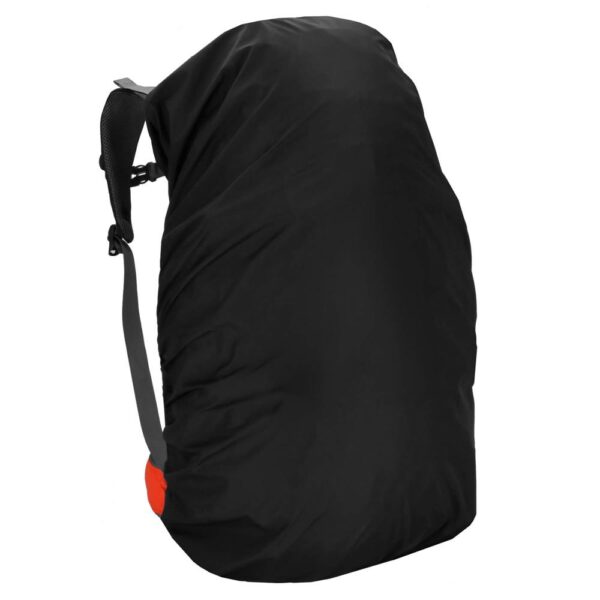 Katonai taktikai hátizsák túrázáshoz, esővédővel, 70 liter, 25 kg, 68x35x20 cm, narancssárga szürke - Image 9
