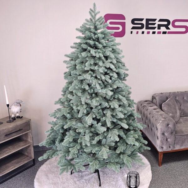 Műkarácsonyfa Christmas Deluxe by Sersimo, Kovalivska ezüst, 3D, 210 cm
