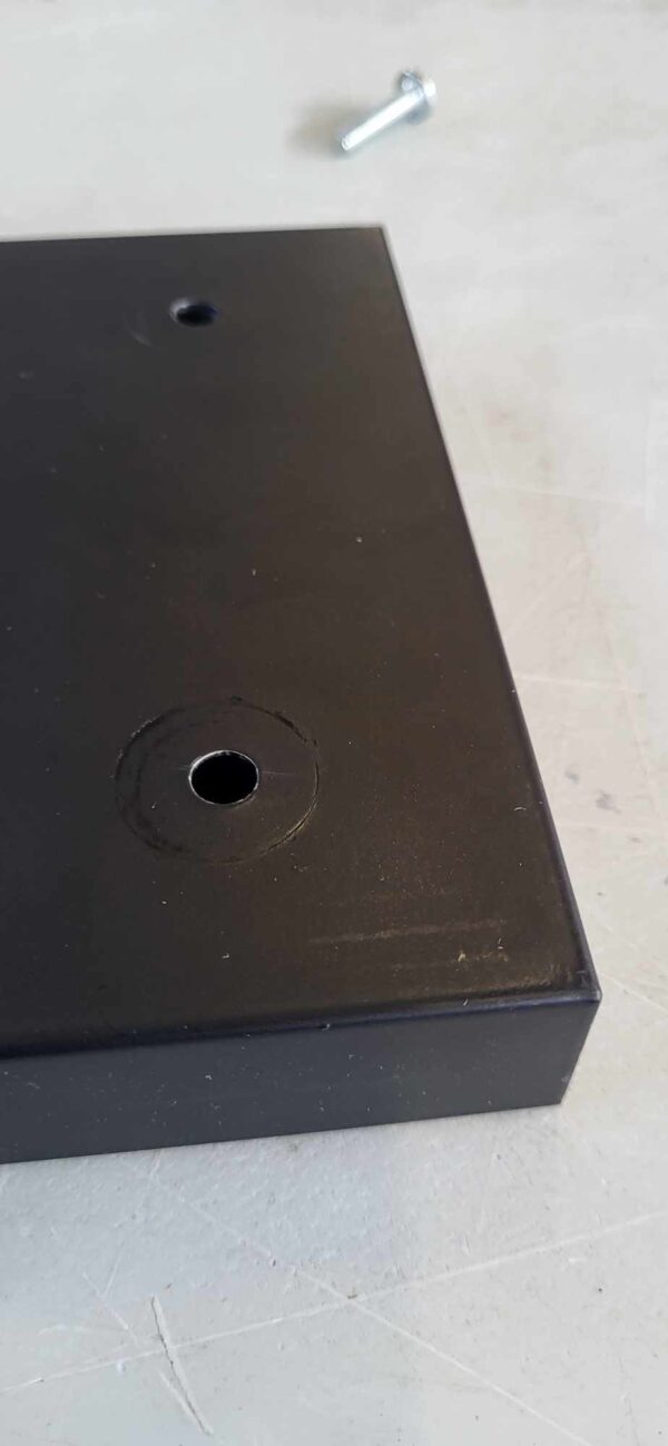 RESIGILAT: Suport metalic de baie pentru prosoape, cu 2 brate, 80 cm, negru mat - Image 6