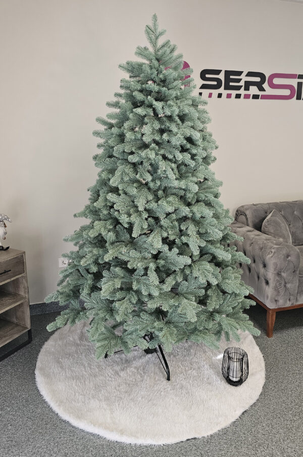Műkarácsonyfa Christmas Deluxe by Sersimo, Kovalivska ezüst, 3D, 210 cm - Image 10