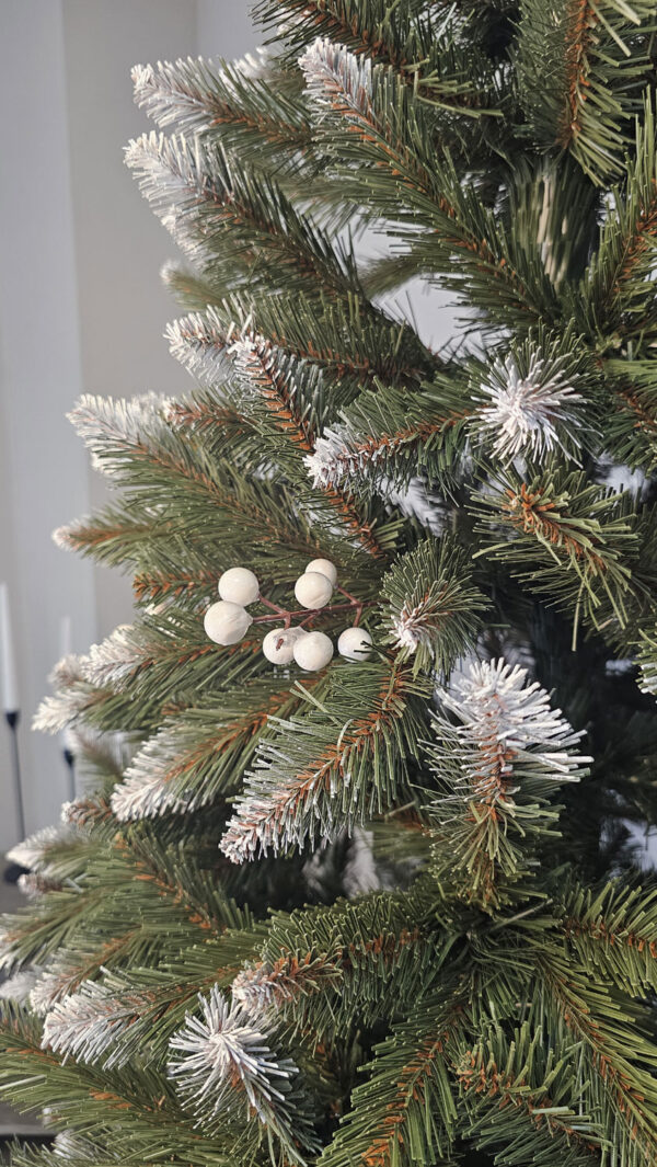 Műkarácsonyfa Christmas Deluxe by Sersimo, WhiteBerry, 2D, 220 cm - Image 11