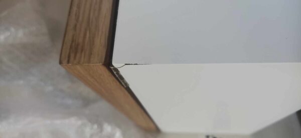 ÚJRACSOMAGOLT TERMÉK: SONGMICS Ékszerdoboz 3 szintes, 2 fiókos, tükrös fedél, 17x25x15cm, fehér és barna - Image 4
