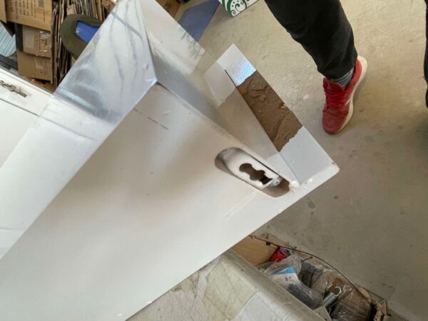 RESIGILAT: SONGMICS Raft de perete plutitor cu 2 sertare, MDF, sarcina 15kg, 15x65x10cm, alb - Image 5