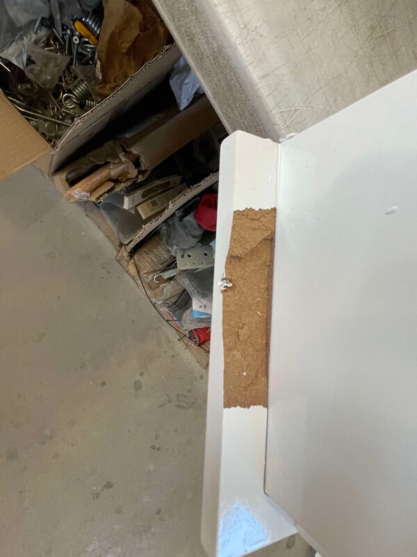 RESIGILAT: SONGMICS Raft de perete plutitor cu 2 sertare, MDF, sarcina 15kg, 15x65x10cm, alb - Image 2