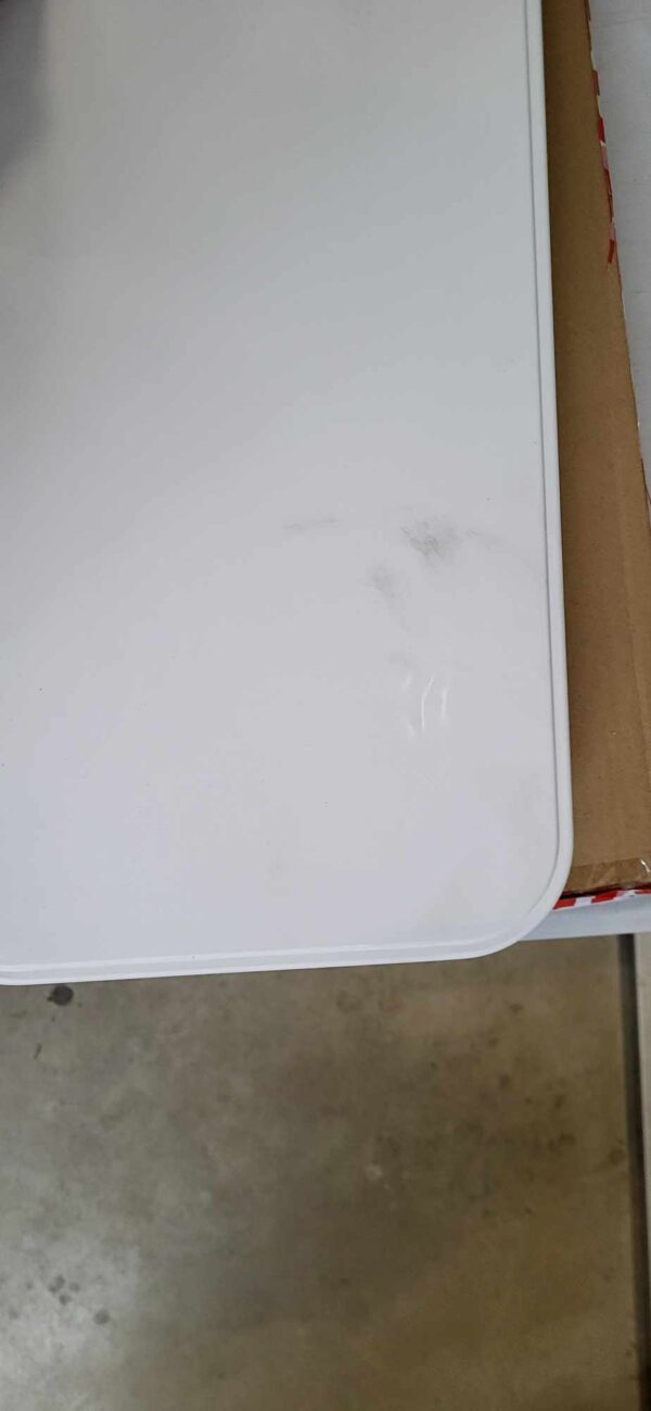 RESIGILAT: Banca pliabila pentru gradina sau catering, HDPDE, 180x24x42cm, alb - Image 2