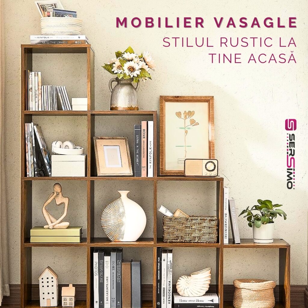 Amenajări rustice: cum să îți transformi casa într-un colț de natură cu mobilier Vasagle