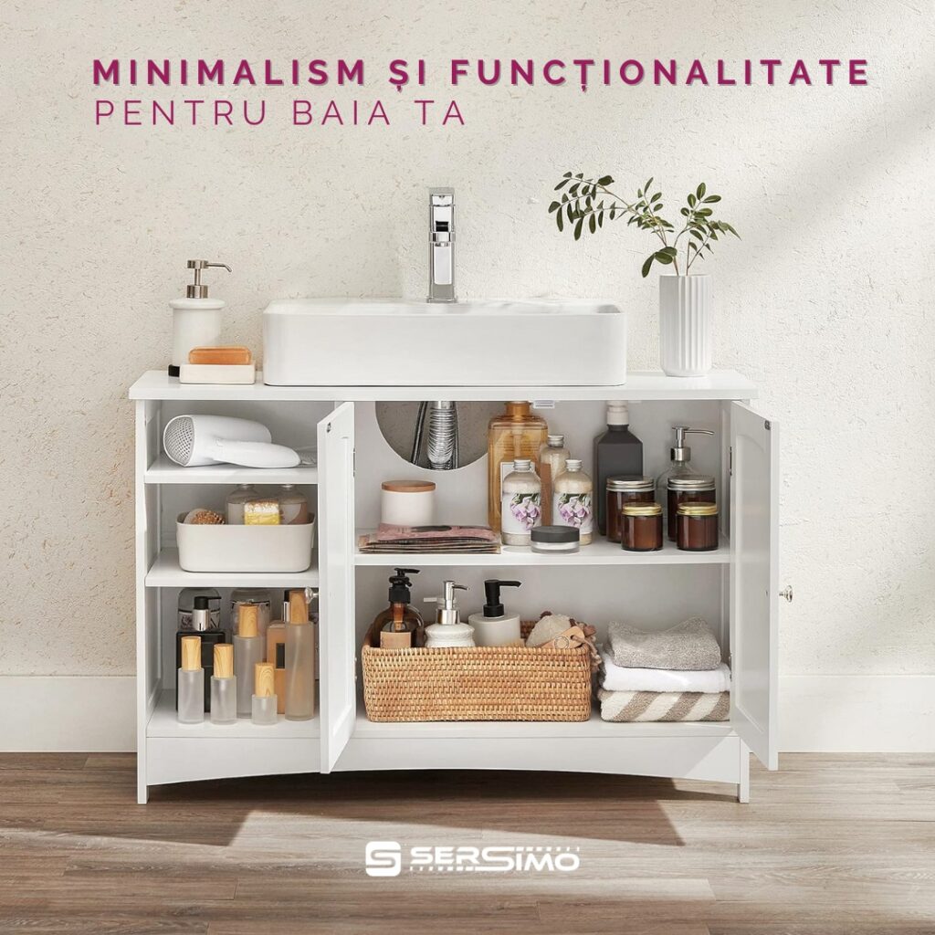 5 idei pentru o baie minimalistă și funcțională