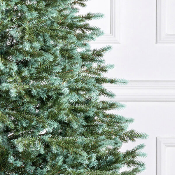 Műkarácsonyfa Christmas Deluxe by Sersimo, Alaska zöld–ezüst, teljesen 3D, 230 cm - Image 25
