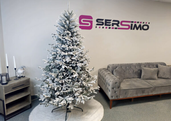 Műkarácsonyfa Christmas Deluxe by Sersimo, Vienna Select havas, teljesen 3D, 230 cm - Image 11