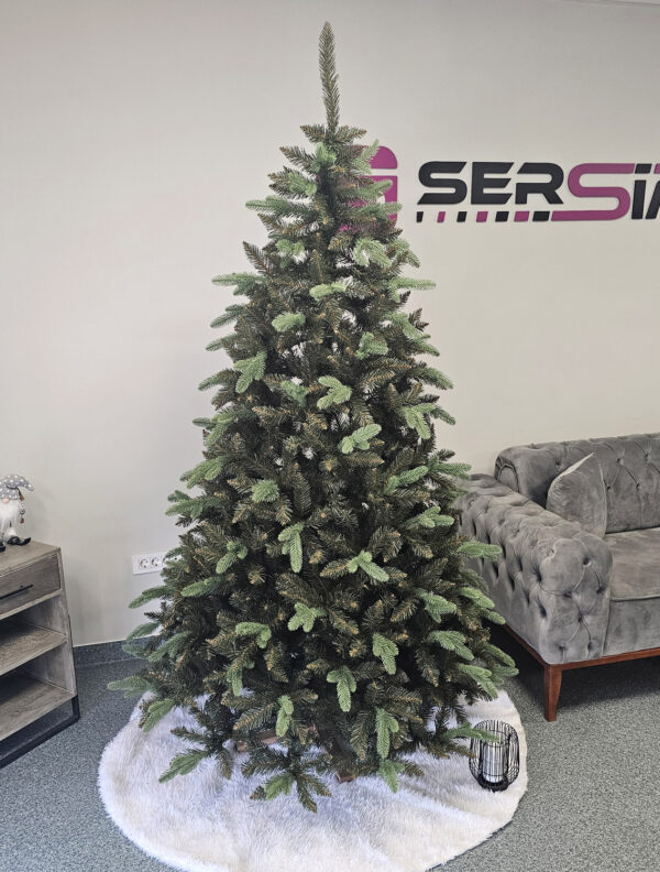 Műkarácsonyfa Christmas Deluxe by Sersimo, Siberian Premium, 2D+3D, 220 cm - Image 9