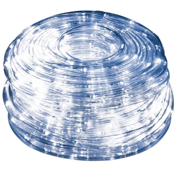 Fényfüzér, 240 LED, 10 m, kültérre, hideg fehér - Image 11