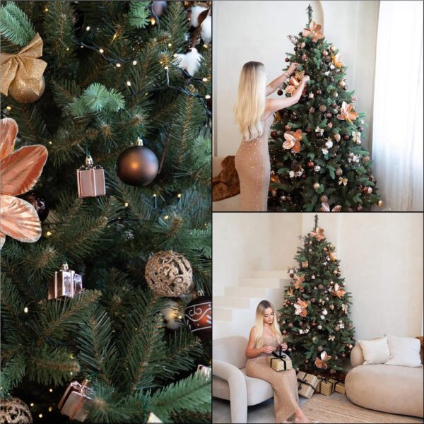 Műkarácsonyfa Christmas Deluxe by Sersimo, Siberian Premium, 2D+3D, 220 cm - Image 28