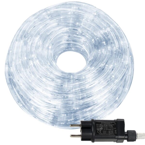 Fényfüzér, 240 LED, 10 m, kültérre, hideg fehér - Image 4