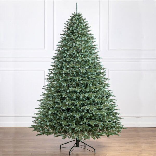 Műkarácsonyfa Christmas Deluxe by Sersimo, Alaska zöld–ezüst, teljesen 3D, 230 cm - Image 20
