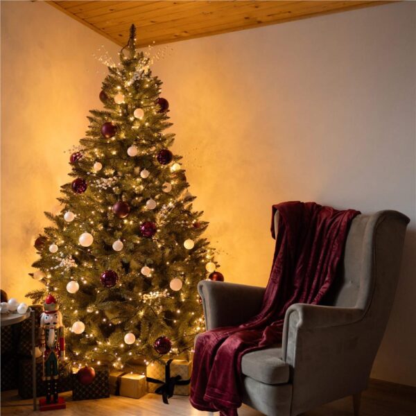Műkarácsonyfa Christmas Deluxe by Sersimo, Caucasian Premium, 2D, 240 cm - Image 41