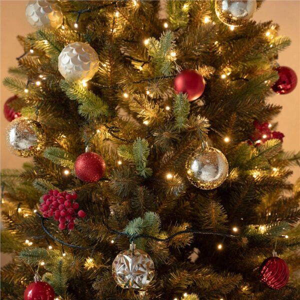 Műkarácsonyfa Christmas Deluxe by Sersimo, Siberian Premium, 2D+3D, 220 cm - Image 49