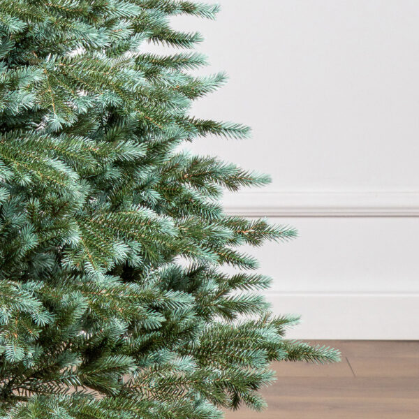 Műkarácsonyfa Christmas Deluxe by Sersimo, Alaska zöld–ezüst, teljesen 3D, 230 cm - Image 21