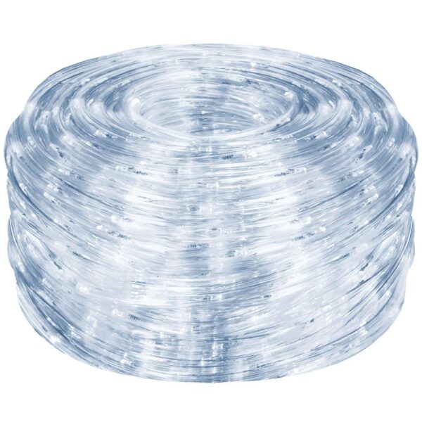 Fényfüzér, 240 LED, 10 m, kültérre, hideg fehér - Image 9