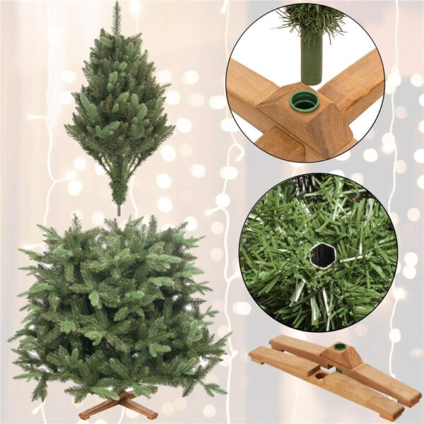Műkarácsonyfa Christmas Deluxe by Sersimo, Siberian Premium, 2D+3D, 220 cm - Image 18