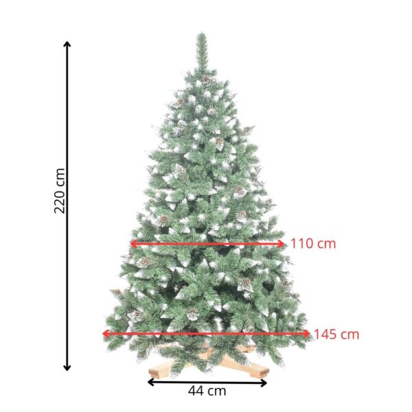 Műkarácsonyfa Christmas Deluxe by Sersimo, Diamond Premium, 2D, 220 cm - Image 21