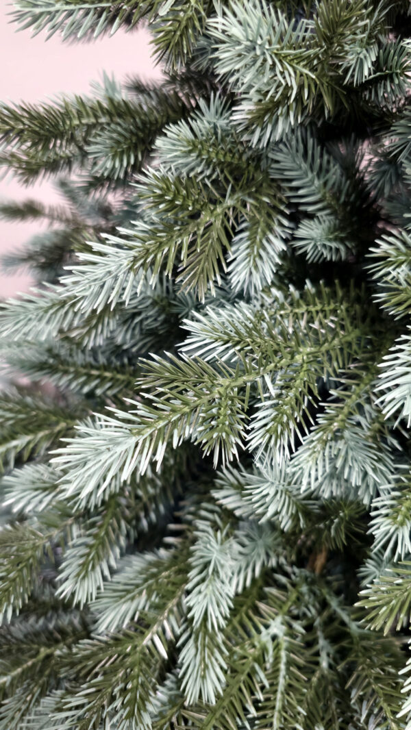 Műkarácsonyfa Christmas Deluxe by Sersimo, Alaska zöld–ezüst, teljesen 3D, 230 cm - Image 16