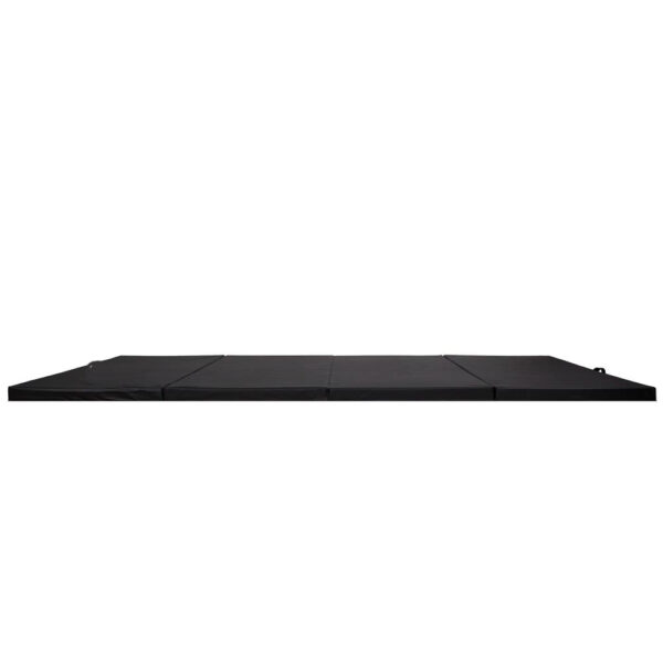 Vastag fitnesz szőnyeg, XXL méretű, tornához, 240x120x5 cm, fekete - Image 7