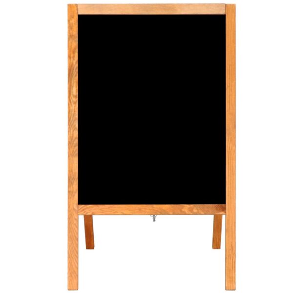 2 oldalas utcatábla, éttermi menühöz vagy reklámhoz, 60x100 cm, barna - Image 13