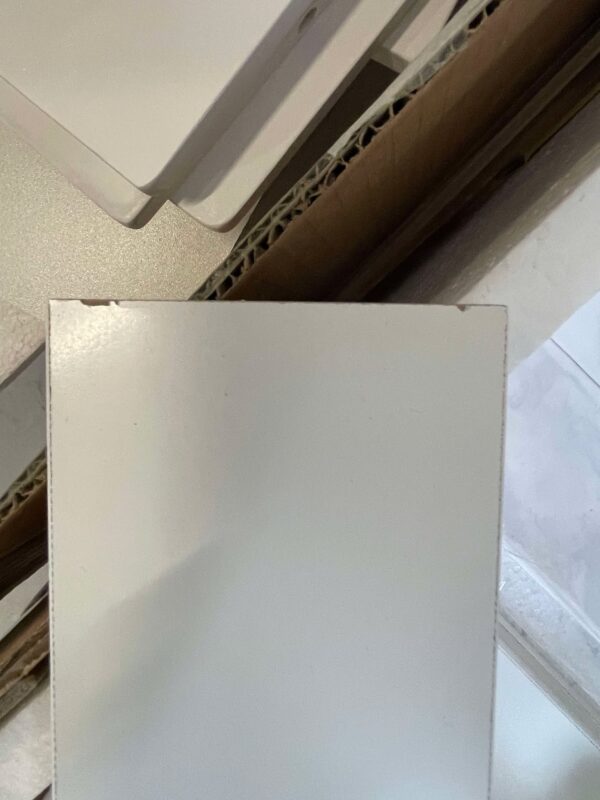 Újrazárva: VASAGLE bambusz éjjeliszekrény, 2 fiókkal, 2 aljzattal és 2 USB-vel, 35x40x60 cm, fehér - Image 2