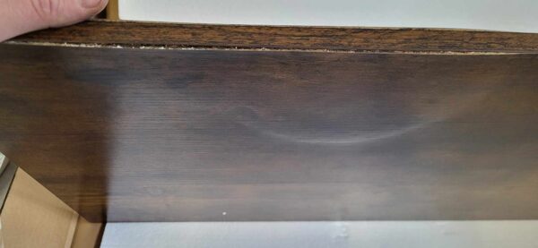 RESIGILAT: VASAGLE Masa de bar inalta, cadru metalic, design industrial, 120x40x100cm, maro rustic - Image 3